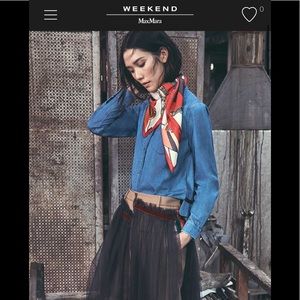 Brand NEW MaxMara Weekend Silk Scarf